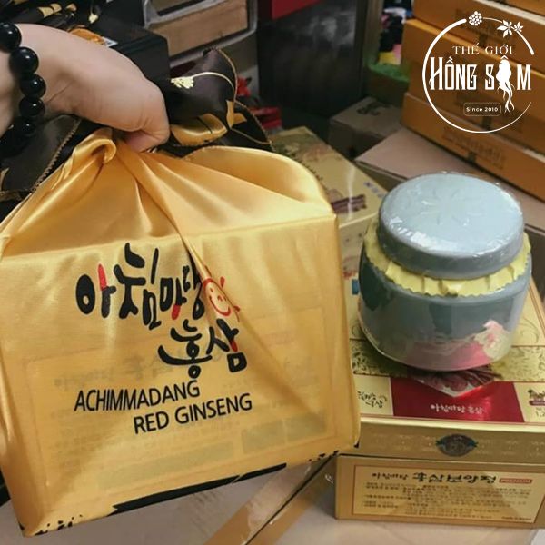 Cao Hồng Sâm Linh Chi Achimmadang Hàn Quốc Hộp 1 Lọ 1200g