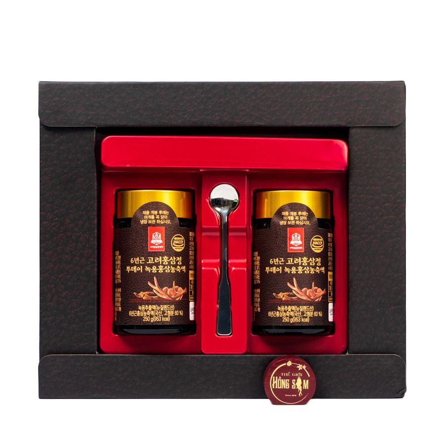 Cao Hồng Sâm Nhung Hươu Goryo Hàn Quốc Hộp 2 Lọ x 250g