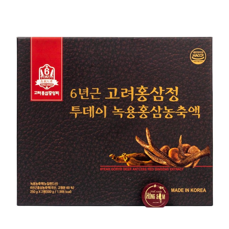 Cao Hồng Sâm Nhung Hươu Goryo Hàn Quốc Hộp 2 Lọ x 250g