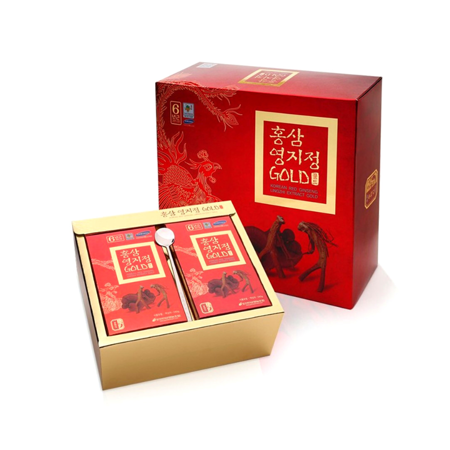 Cao Hồng Sâm Linh Chi 240g x 2 lọ Pocheon