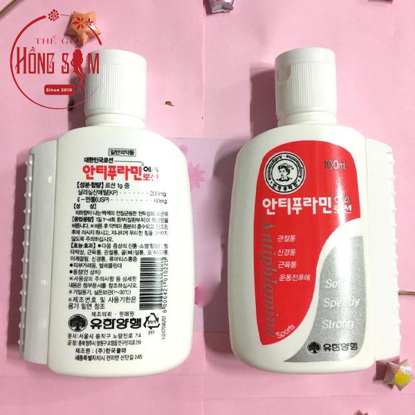 Dầu Nóng Xoa Bóp Antiphlamine Hàn Quốc 100ml