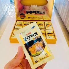 Tinh Chất Đông Trùng Hạ Thảo KangHwa Hàn Quốc Hộp Vàng 60 Gói x 30ml