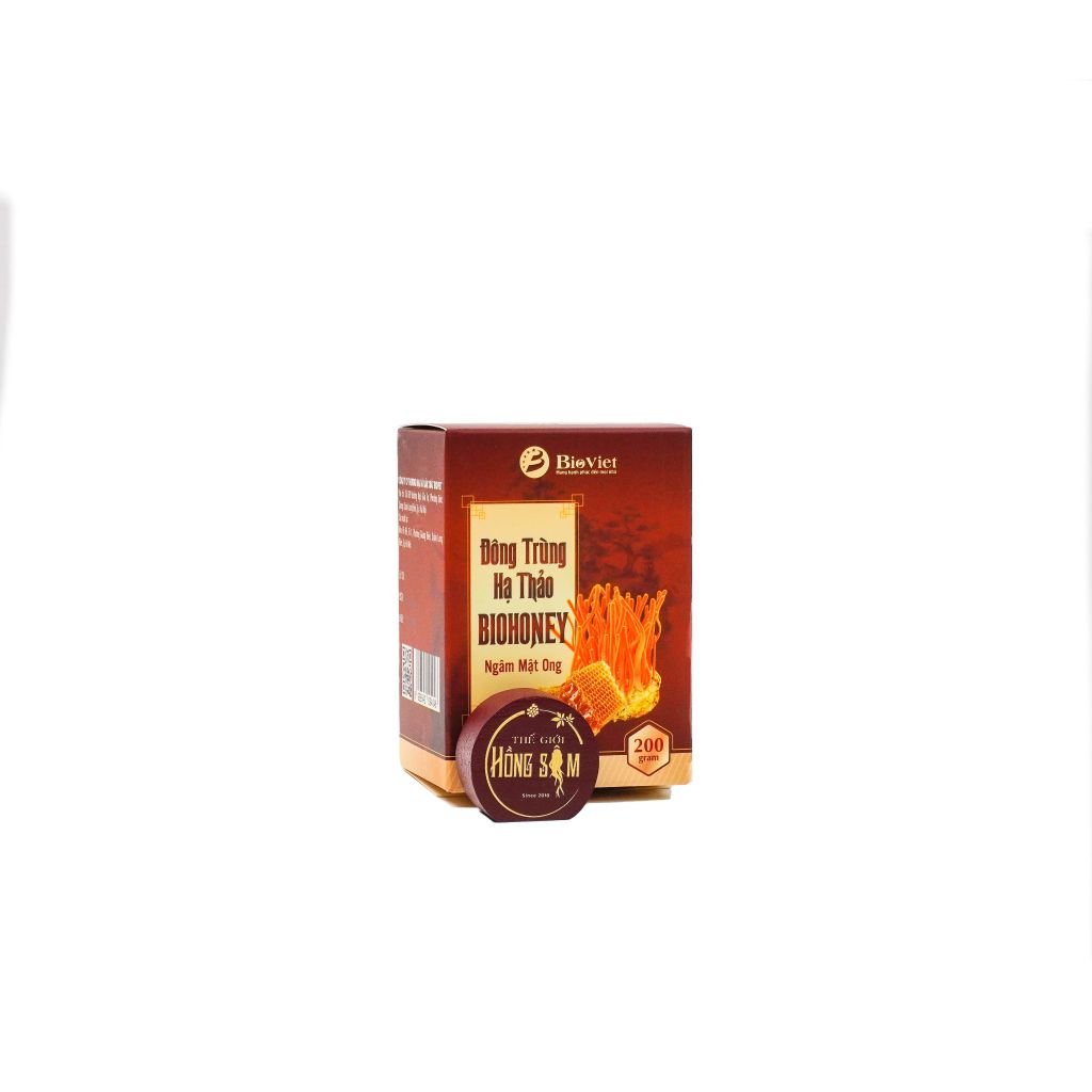 Đông Trùng Hạ Thảo Ngâm Mật Ong Bio Việt Hủ 200ml