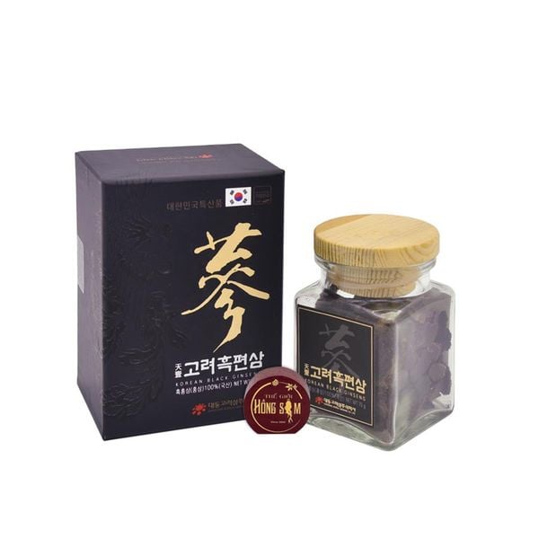 Hắc Sâm Củ Khô Daedong Thái Lát 75g 3 Lọ