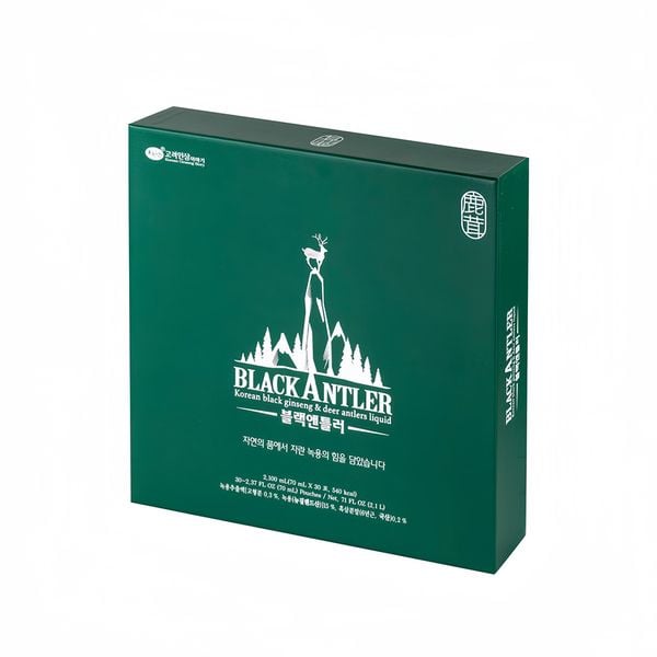Chiết Xuất Nước Hắc Sâm Nhung Hươu Blackantler KGS 30 Gói x 70ml