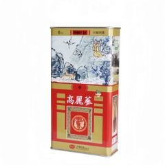 Hồng Sâm Củ Khô KGS Hàn Quốc Hộp Thiếc 150g Củ Trung (11 - 15 củ)