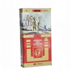 Hồng Sâm Củ Khô KGS Hàn Quốc Hộp Thiếc 150g Củ Lớn (6 - 10 củ)
