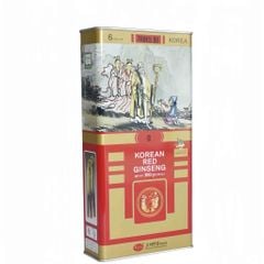 Hồng Sâm Củ Khô KGS Hàn Quốc Hộp Thiếc 300g Củ Trung (21 - 30 củ)