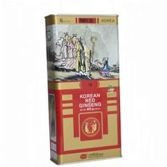 Hồng Sâm Củ Khô KGS Hàn Quốc Hộp Thiếc 300g Củ Lớn (11 - 20 củ)
