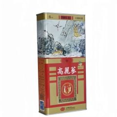 Hồng Sâm Củ Khô KGS Hàn Quốc Hộp Thiếc 300g Củ Trung (21 - 30 củ)