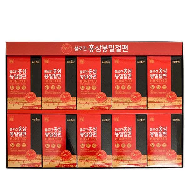 Hồng Sâm Lát Tẩm Mật Ong Daedong Hàn Quốc Hộp 10 Gói x 20g