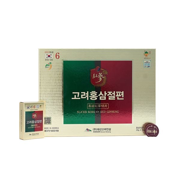 Hồng Sâm Lát Tẩm Mật Ong Daesan 200gr