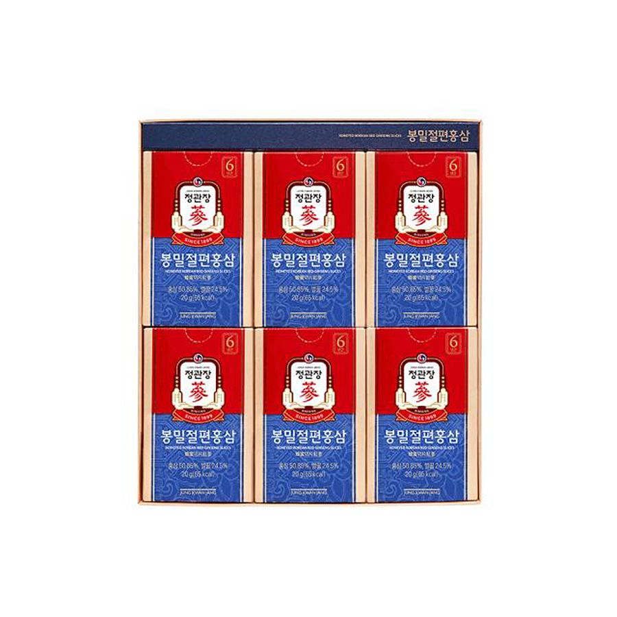 Hồng Sâm Lát Tẩm Mật Ong KGC 20gr x 12 gói Hàn Quốc