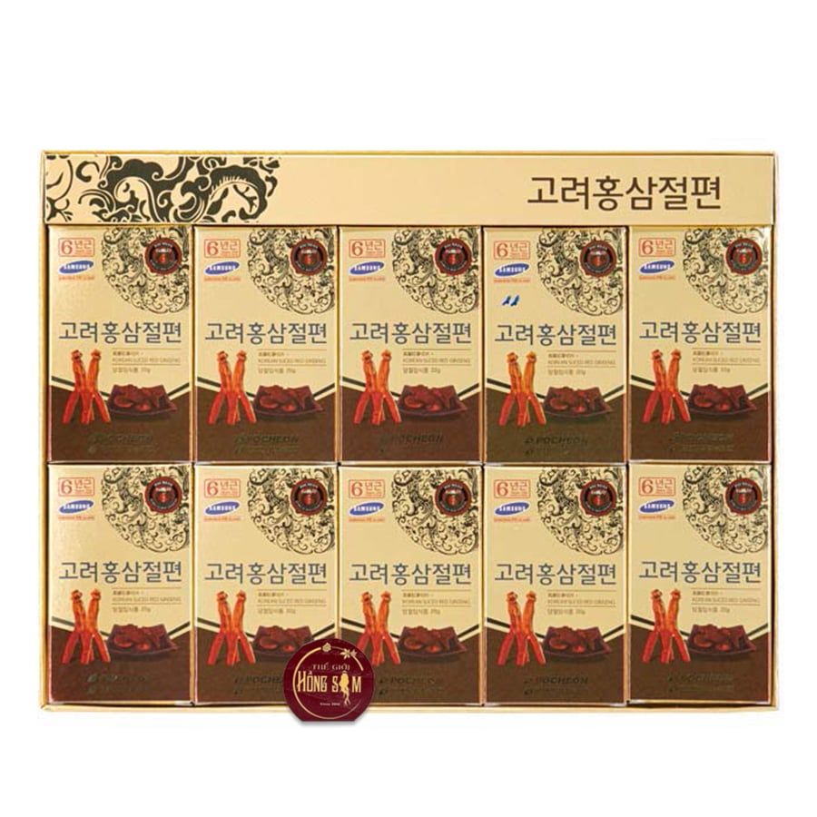 Hồng Sâm Lát Tẩm Mật Ong Pocheon 200gr Xuất Khẩu