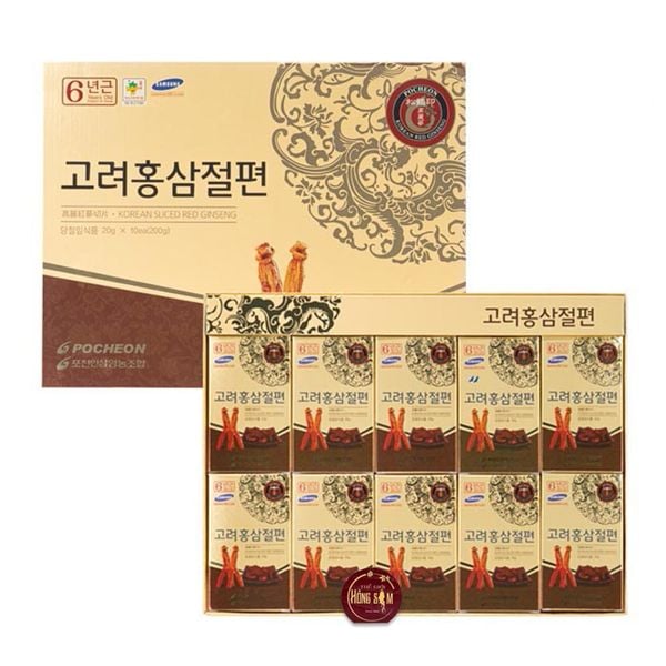 Hồng Sâm Lát Tẩm Mật Ong Pocheon 200gr Xuất Khẩu