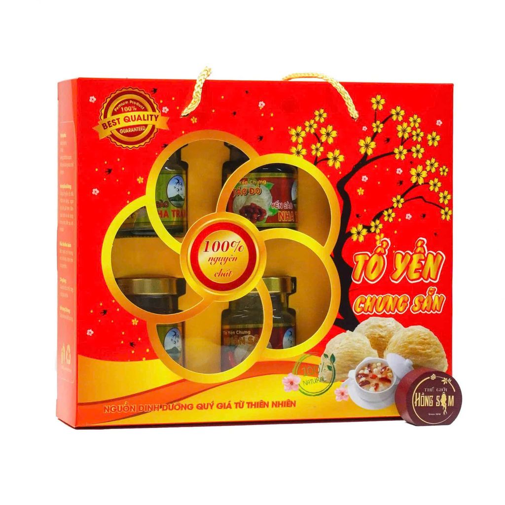 Tổ Yến Chưng hạt Sen Hũ 70ml (Hộp 6 Hũ)