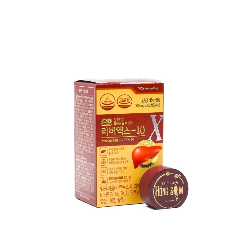 Viên uống bổ gan Hàn Quốc Kwangdong Hộp 120 viên
