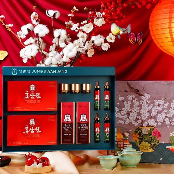 Hộp Quà Biếu Tết KGC 2025 Thịnh Vượng Hạnh Phúc