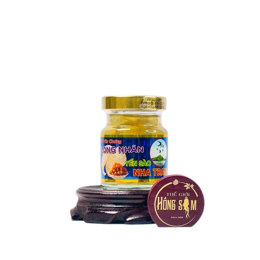 Tổ Yến Chưng Long Nhãn Hũ 70ml (Hộp 6 Hũ)