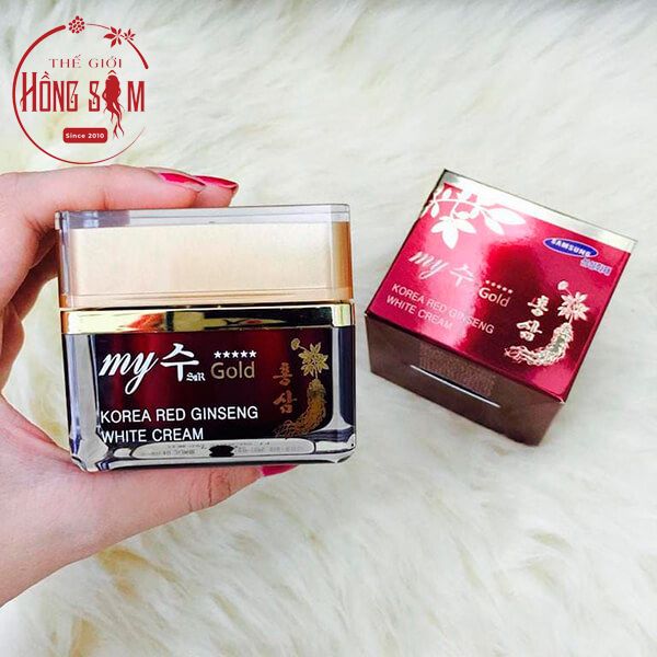 Kem Hồng Sâm Dưỡng Da Ban Ngày My Jin Gold Hàn Quốc Hộp 50ml
