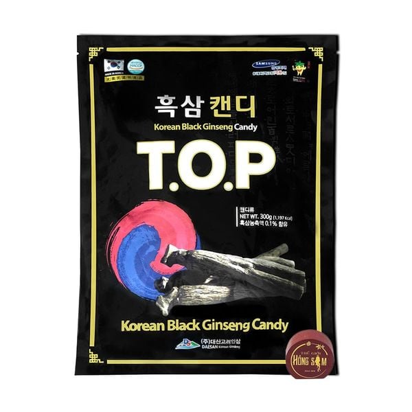 Kẹo Hắc Sâm T.O.P Daesan 300gr