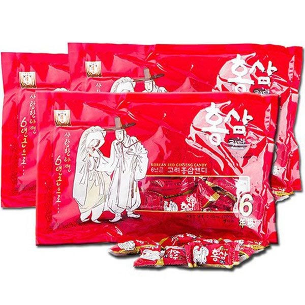 Kẹo Hồng Sâm Ông Già Bà Lão Hàn Quốc Gói 200g