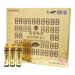 Nước Đông Trùng Hạ Thảo Bio Science Hàn Quốc Hộp Vàng 20 Ống x 20ml