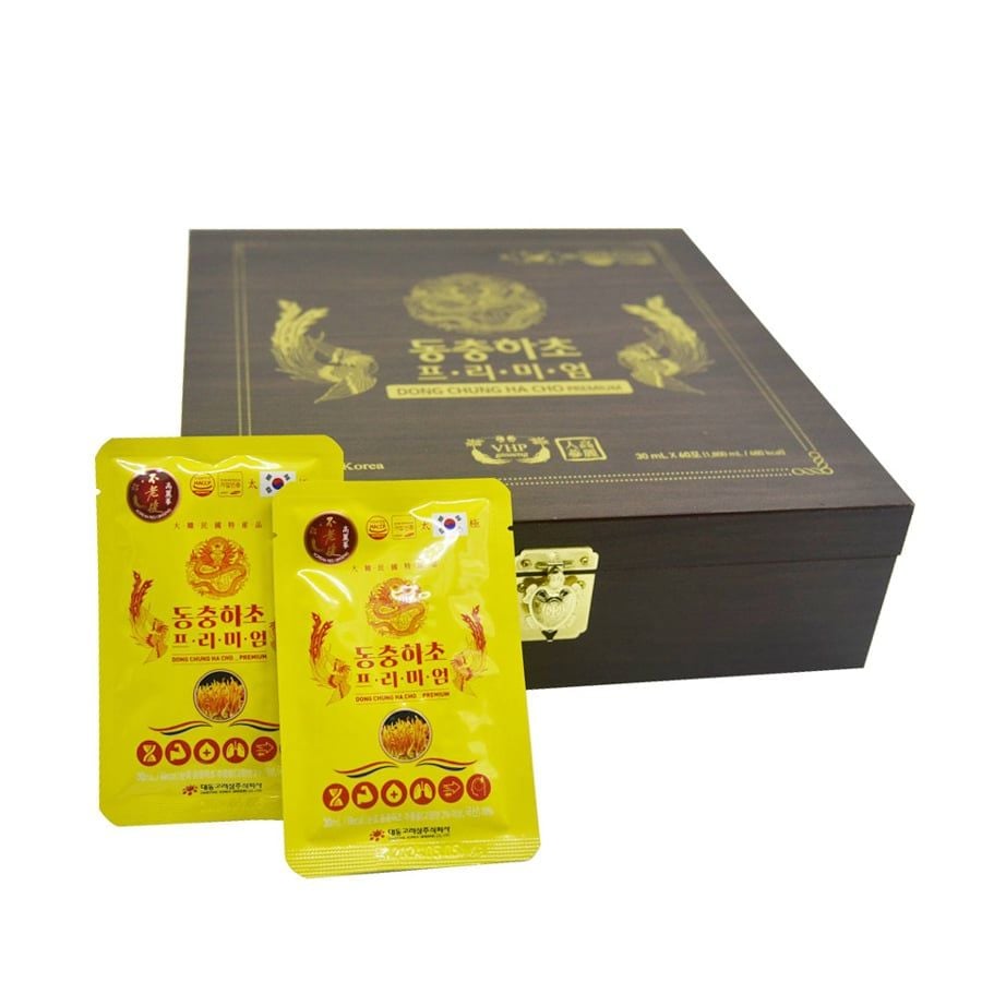 Nước Đông Trùng Hạ Thảo Daedong Premium Hàn Quốc Hộp 60 Gói x 30ml