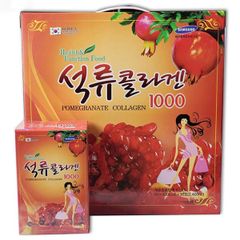 Nước Ép Lựu Collagen Kanghwa Hộp 30 gói x 80ml