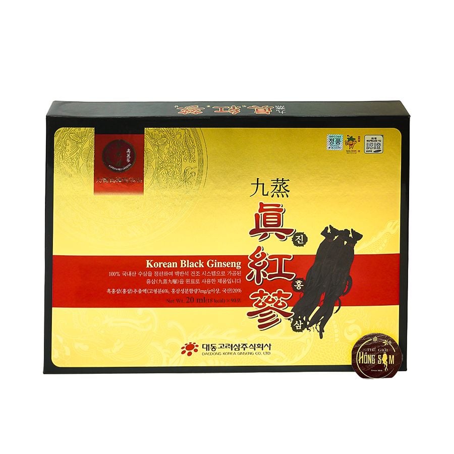 Nước Hắc Sâm Daedong Hàn Quốc Hộp 90 Gói x 20ml