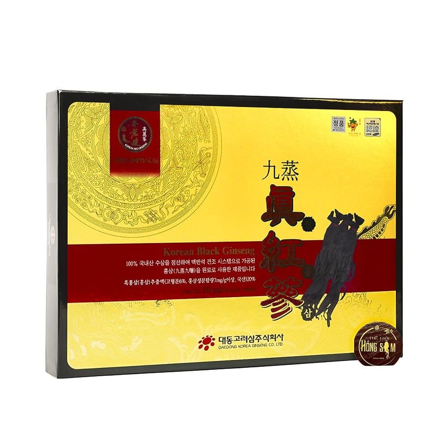 Nước Hắc Sâm Daedong Hàn Quốc Hộp 90 Gói x 20ml