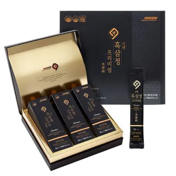 Nước Hắc Sâm Daedong Ginseng Premium Hàn Quốc Hộp 30 Gói Stick x 10ml