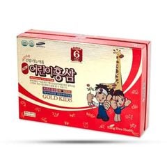 Nước Hồng Sâm Trẻ Em Hàn Quốc Hươu Cao Cổ Gold Kids Kanghwa Hộp 30 Gói x 20ml