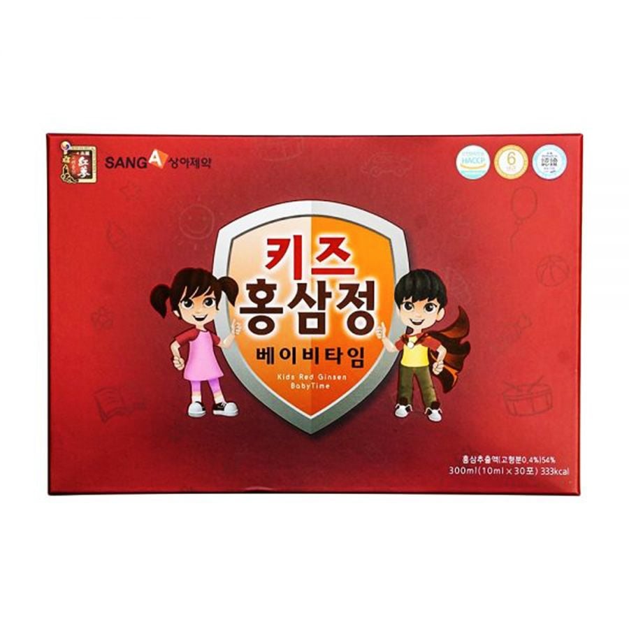 Nước Hồng Sâm Trẻ Em SangA Hàn Quốc Hộp 30 Gói x 10ml