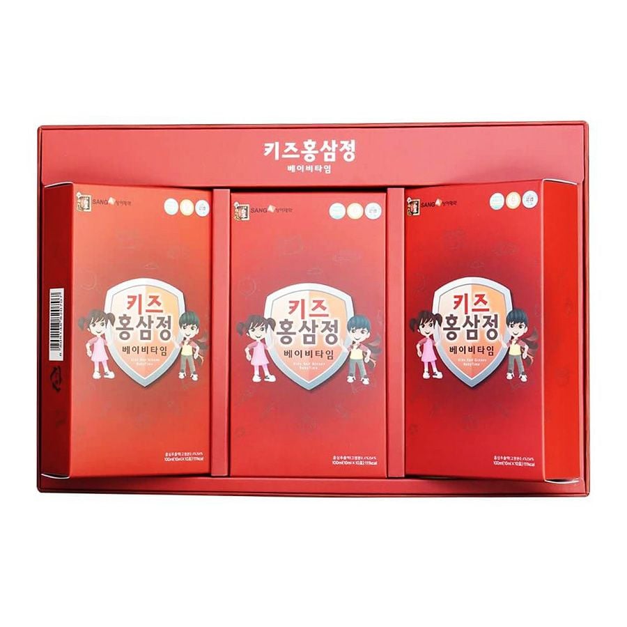 Nước Hồng Sâm Trẻ Em SangA Hàn Quốc Hộp 30 Gói x 10ml