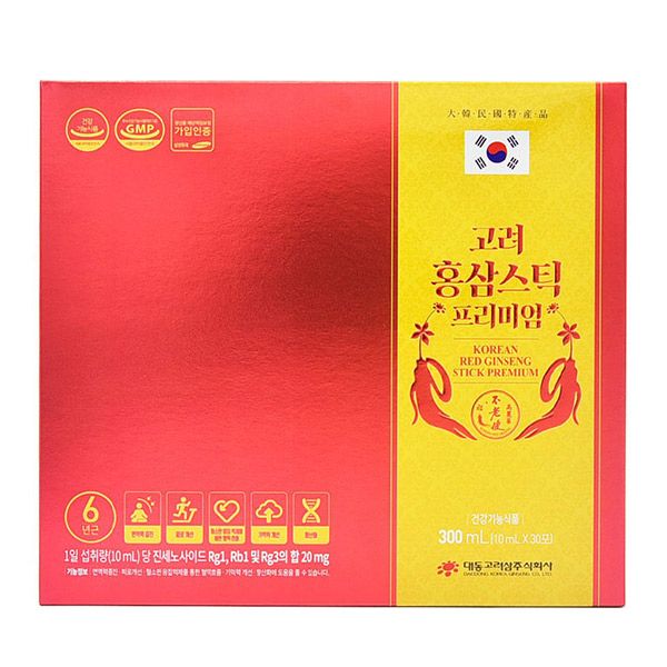 Nước Hồng Sâm Cao Cấp Daedong Hàn Quốc Hộp 30 Gói Stick x 10ml