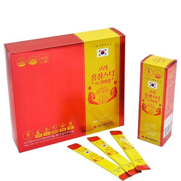 Nước Hồng Sâm Cao Cấp Daedong Hàn Quốc Hộp 30 Gói Stick x 10ml