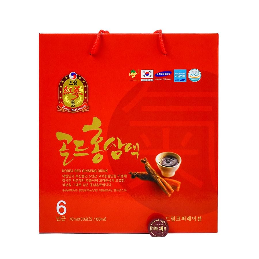 Nước Hồng Sâm Chén Dream Hàn Quốc Hộp 30 Gói x 70ml