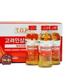 Nước Hồng Sâm Có Củ Daesan Hàn Quốc Hộp 10 Chai x 120ml