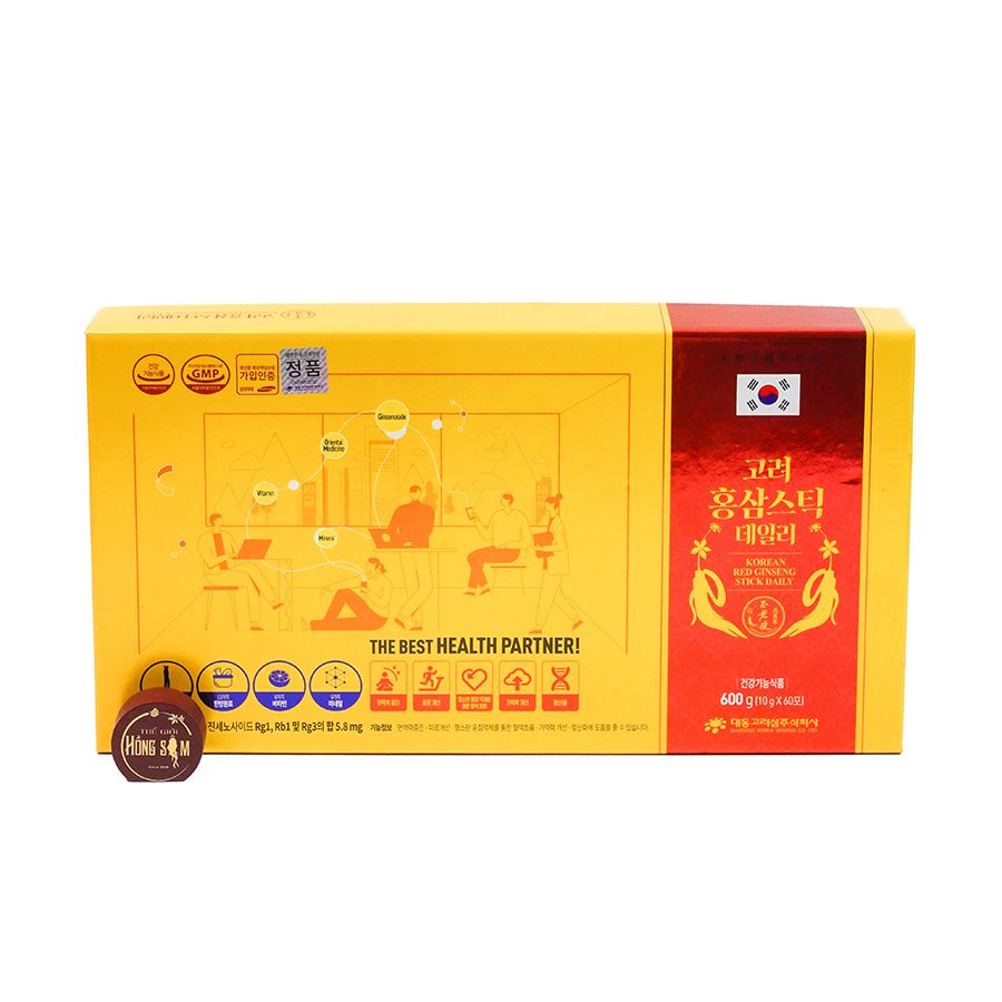 Nước Hồng Sâm Daedong Daily Hàn Quốc Hộp 60 Gói Stick x 10ml