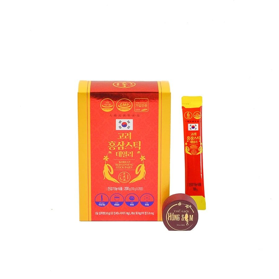 Nước Hồng Sâm Daedong Daily Hàn Quốc Hộp 60 Gói Stick x 10ml