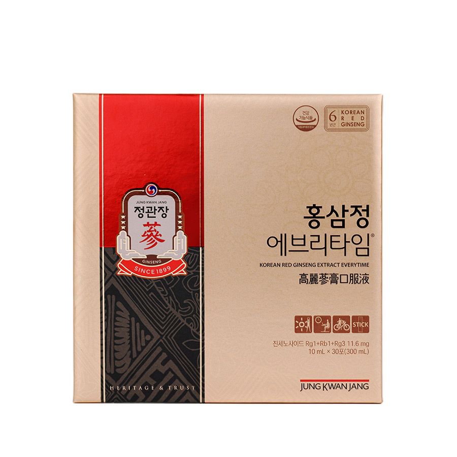 Nước Hồng Sâm Gói Extract Everytime Original 10ml x 30 gói KGC