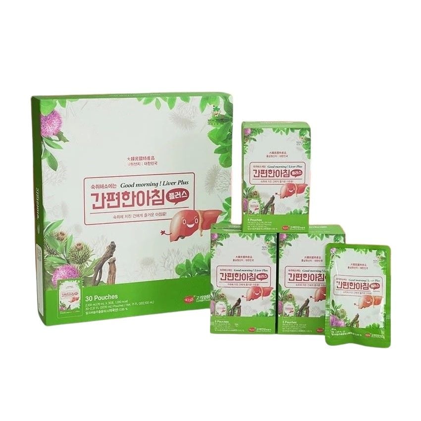 Nước Hồng Sâm Mát Gan, Giải Độc KGS Hàn Quốc Hộp 30 Gói x 70ml