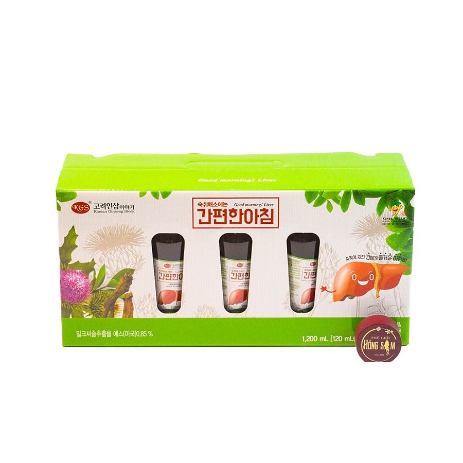 Nước Hồng Sâm Hàn Quốc Dạng Chai KGS Giải Độc Gan