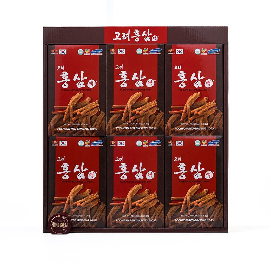 Nước Hồng Sâm Pocheon Hàn Quốc Hộp 30 Gói x 70ml