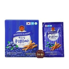 Nước Hồng Sâm Hansusam Việt Quất 20 gói x 70ml