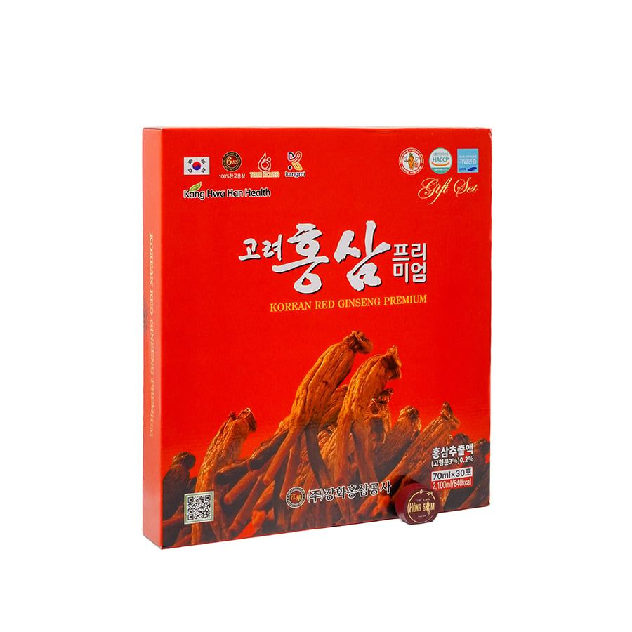 Nước Hồng Sâm KangHwa Hàn Quốc Hộp 30 Gói x 70ml