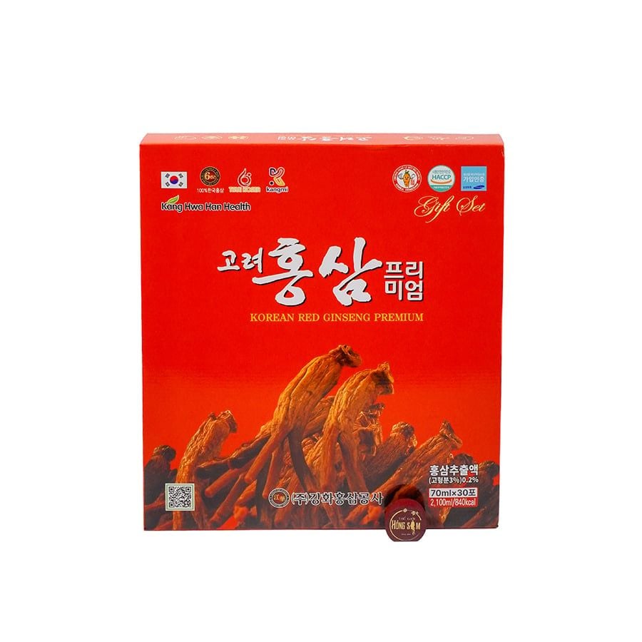 Nước Hồng Sâm KangHwa Hàn Quốc Hộp 30 Gói x 70ml