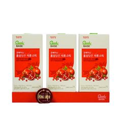 Nước Hồng Sâm Cho Nữ KGC Goodbase Vị Lựu Đỏ Hộp 30 Gói x 10ml