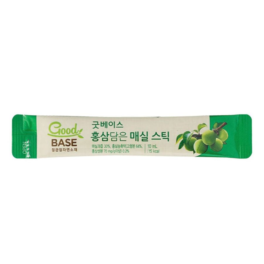 Nước Hồng Sâm Cho Nữ KGC Goodbase Vị Mơ Hộp 30 Gói x 10ml